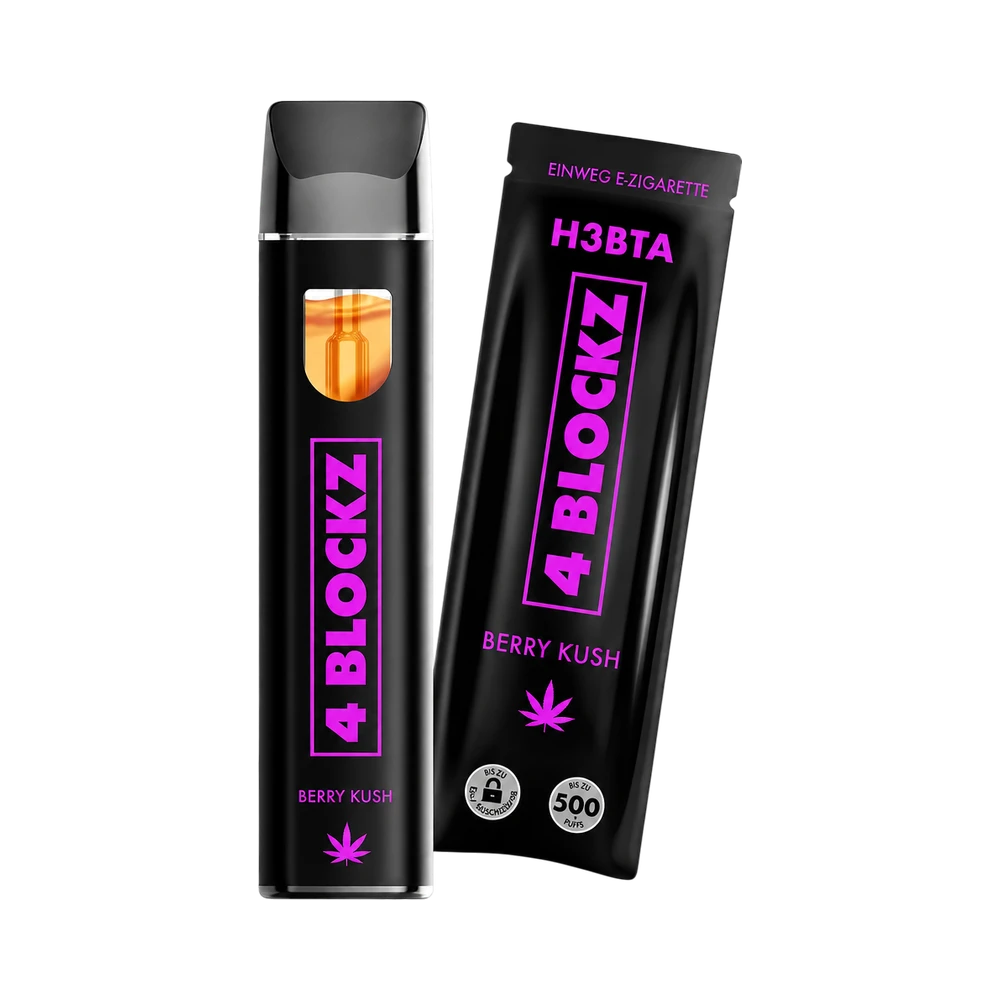 4 Blockz H3BTA Vape Pen - Berry Kush