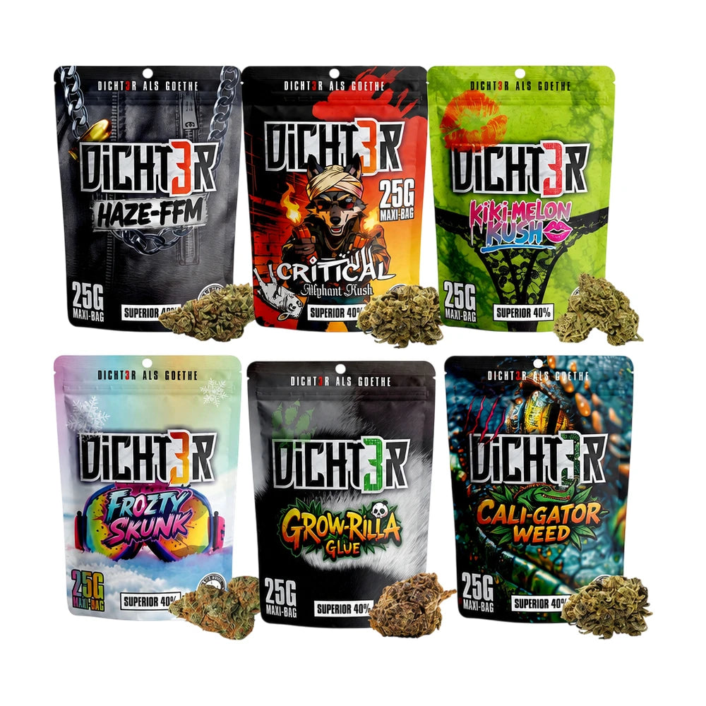 5 für 3 DICHT3R - 40% Superior Blüten 25g Bundle