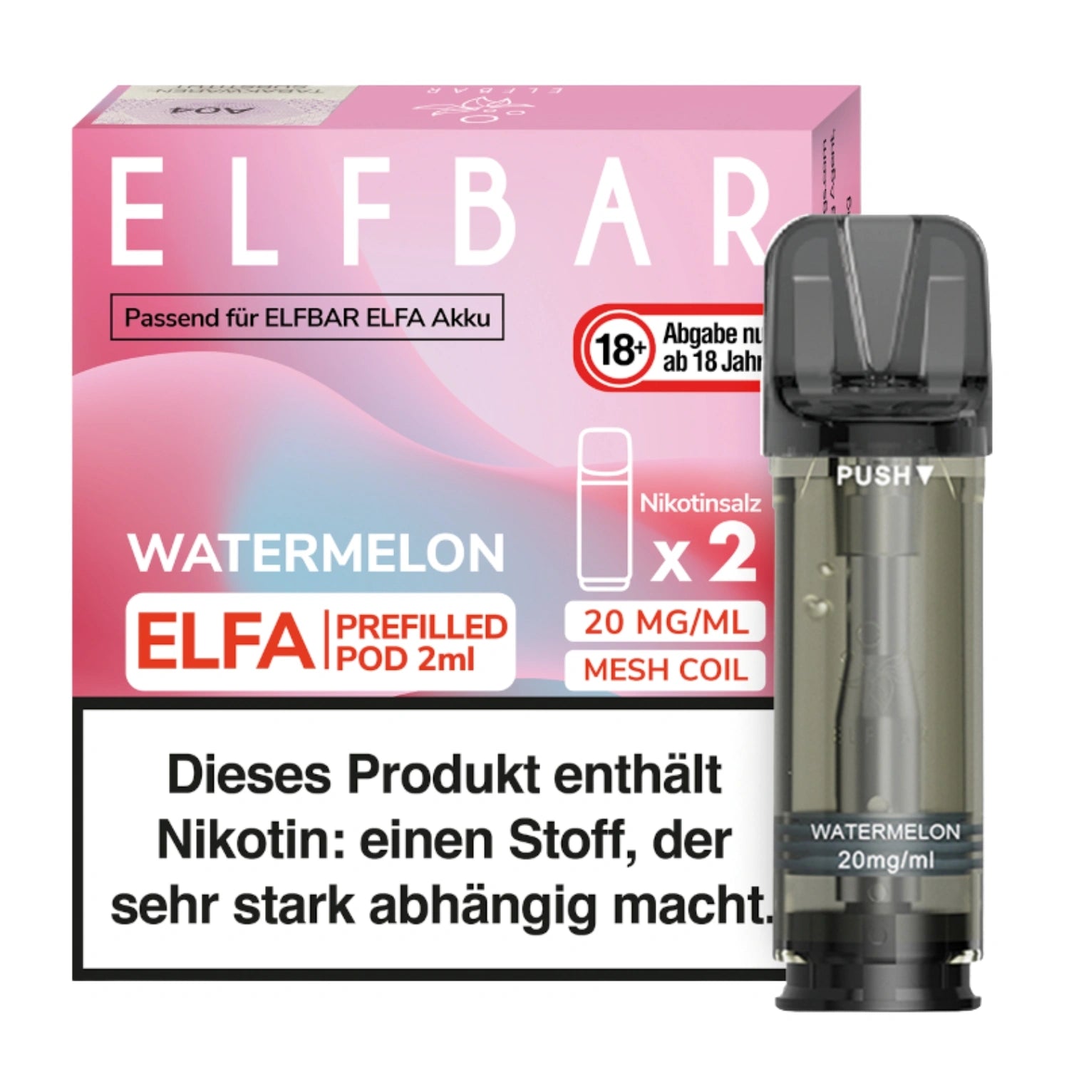 ELFA CP Prefilled Pod Watermelon 20mg/ml