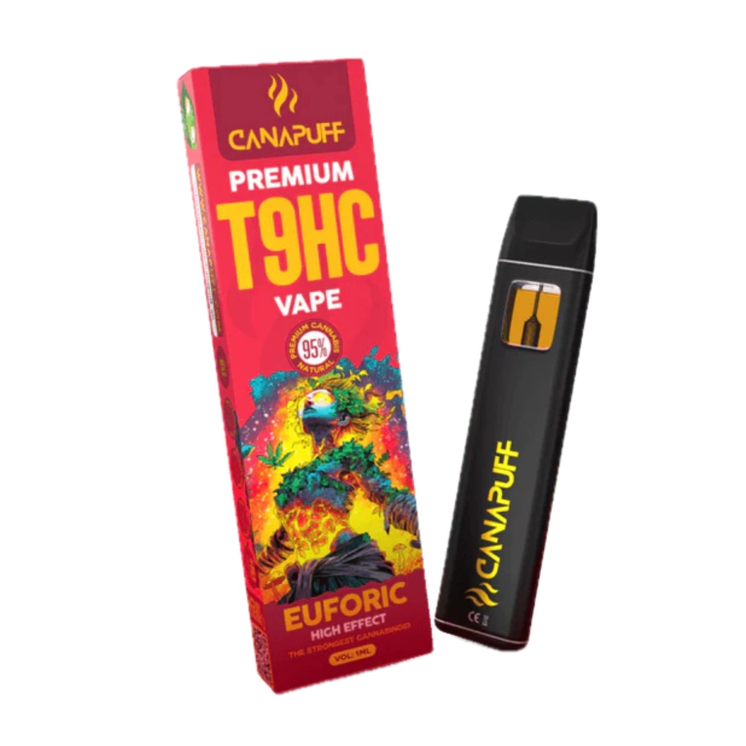 T9HC Vape Euforic 95% 1ml