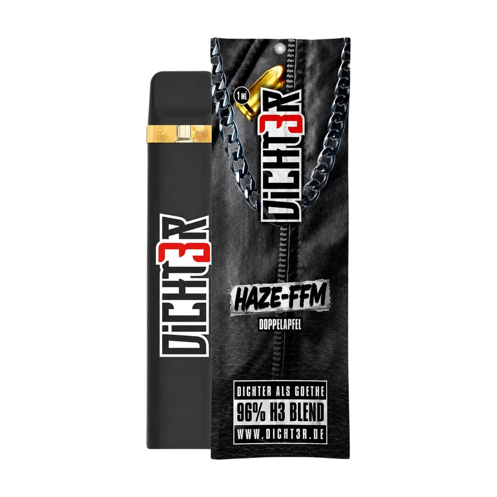 DICHT3R - 96% H3 Blend Vape - Haze-FFM (Doppelapfel)
