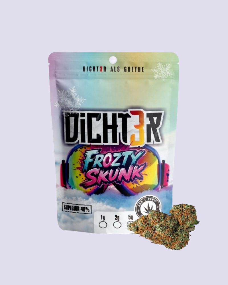 DICHT3R - 40% Superior Blüten - Frozty Skunk HHC VAPES