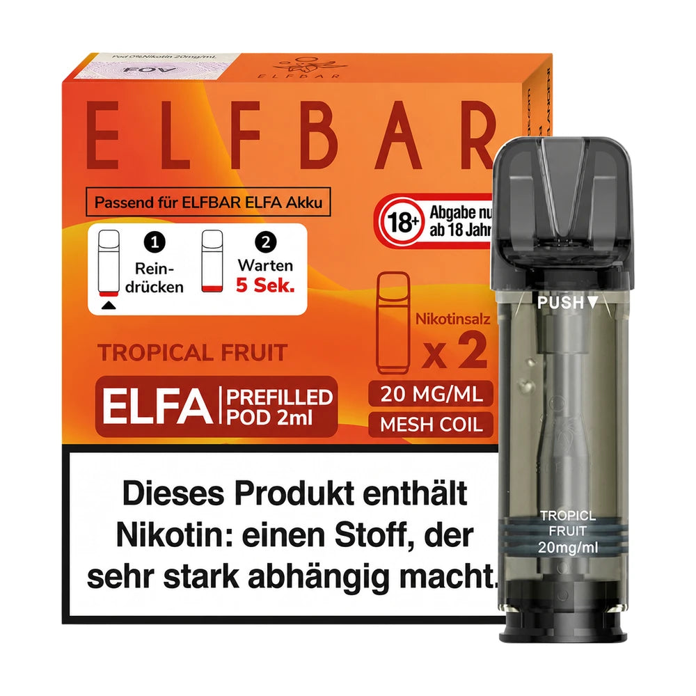 ELFA CP Prefilled Pod Tropical Fruit 20mg/ml
