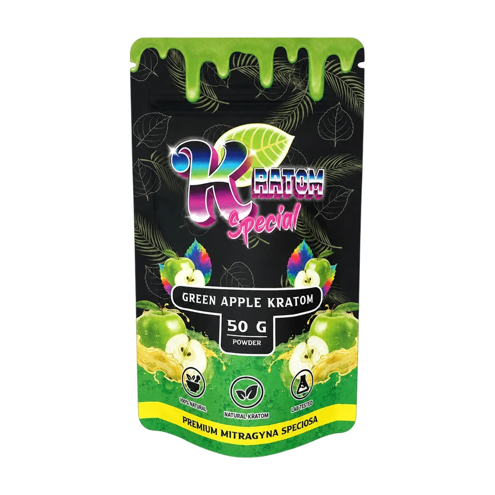 Kratompulver 50g - Green Apple