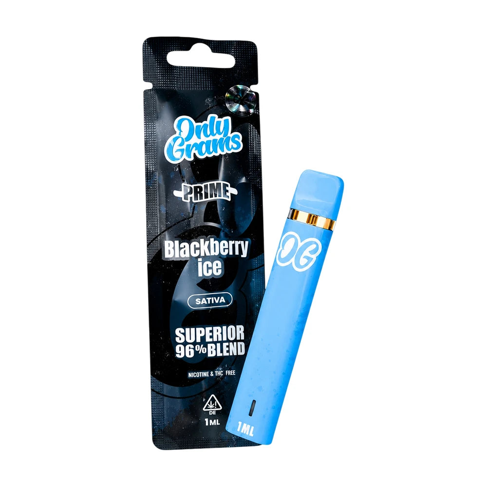 Only Grams Superior Vape Pen 96% - Blackberry Ice