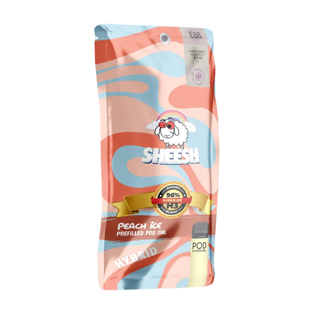 SHEESH - 96% H2 Superior Pod 2ml - Peach Ice