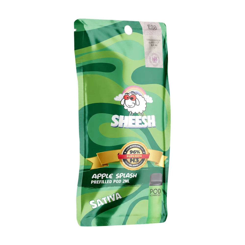 SHEESH - 96% H3 Superior Pod 2ml - Amnesia Splash/Apple Splash