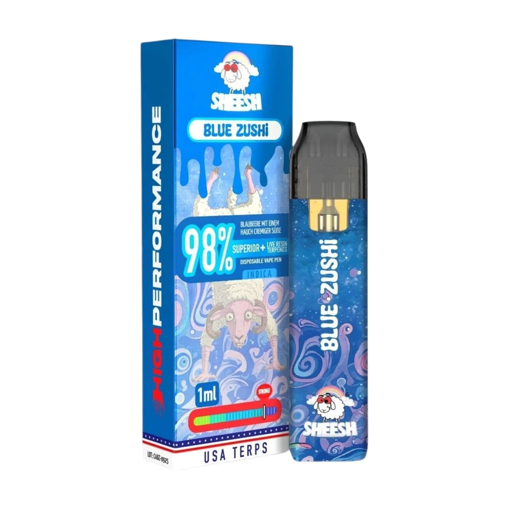 SHEESH Vape - Superior Line 1ml - Blue Zushi - 98% Superior + Live Resin Terpenes