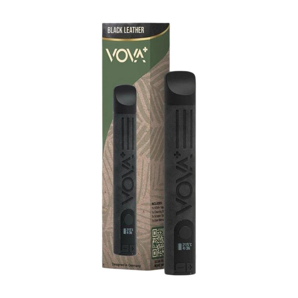 Vova Plus Vaporizer - Black Leather
