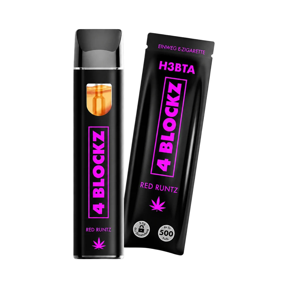 4 Blockz H3BTA Vape Pen - Red Runtz