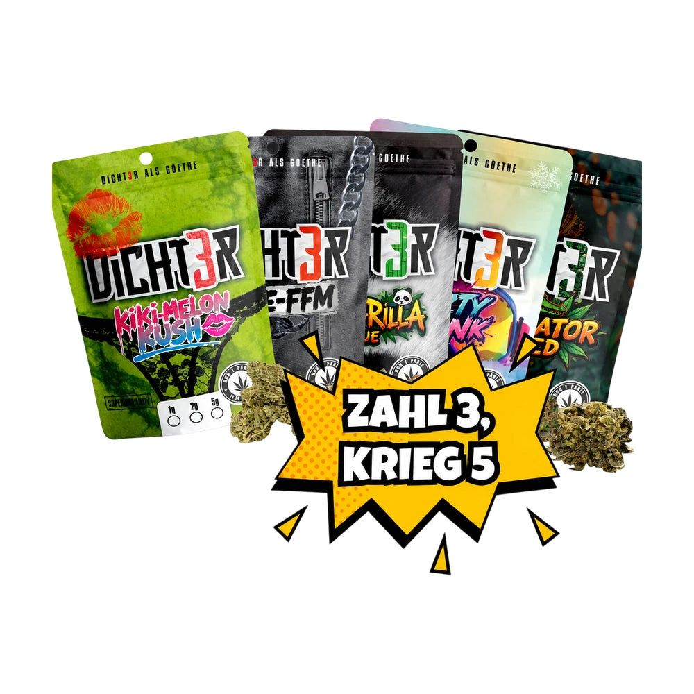 5 für 3 DICHT3R - 40% Superior Blüten 2g Bundle