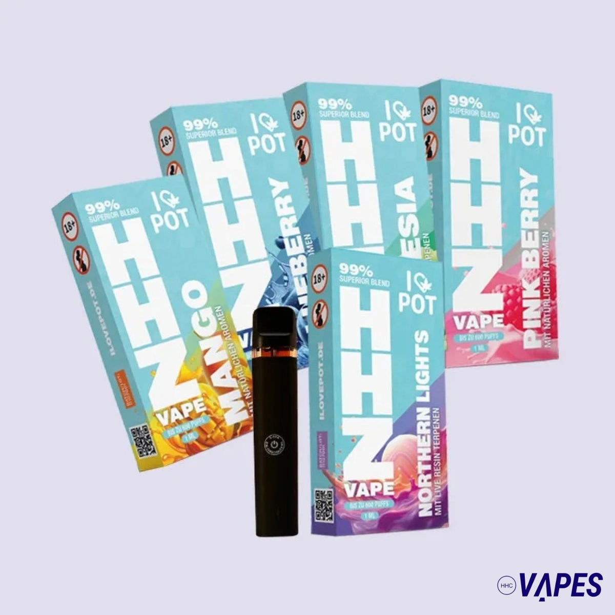 HHZ Vape 95% Bundle - Du zahlst 4 und bekommst 5 HHC VAPES