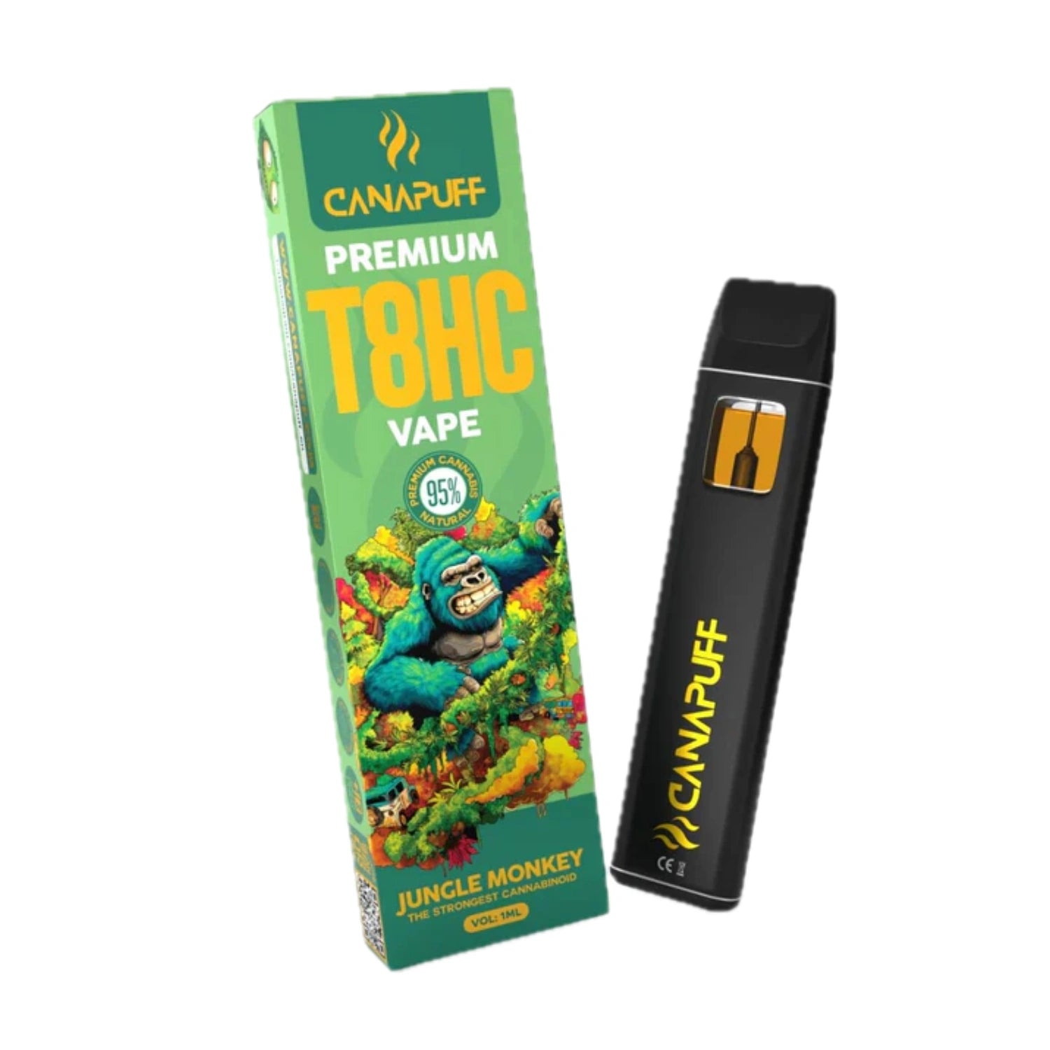 T8HC Vape Jungle Monkey 95% - 1ml
