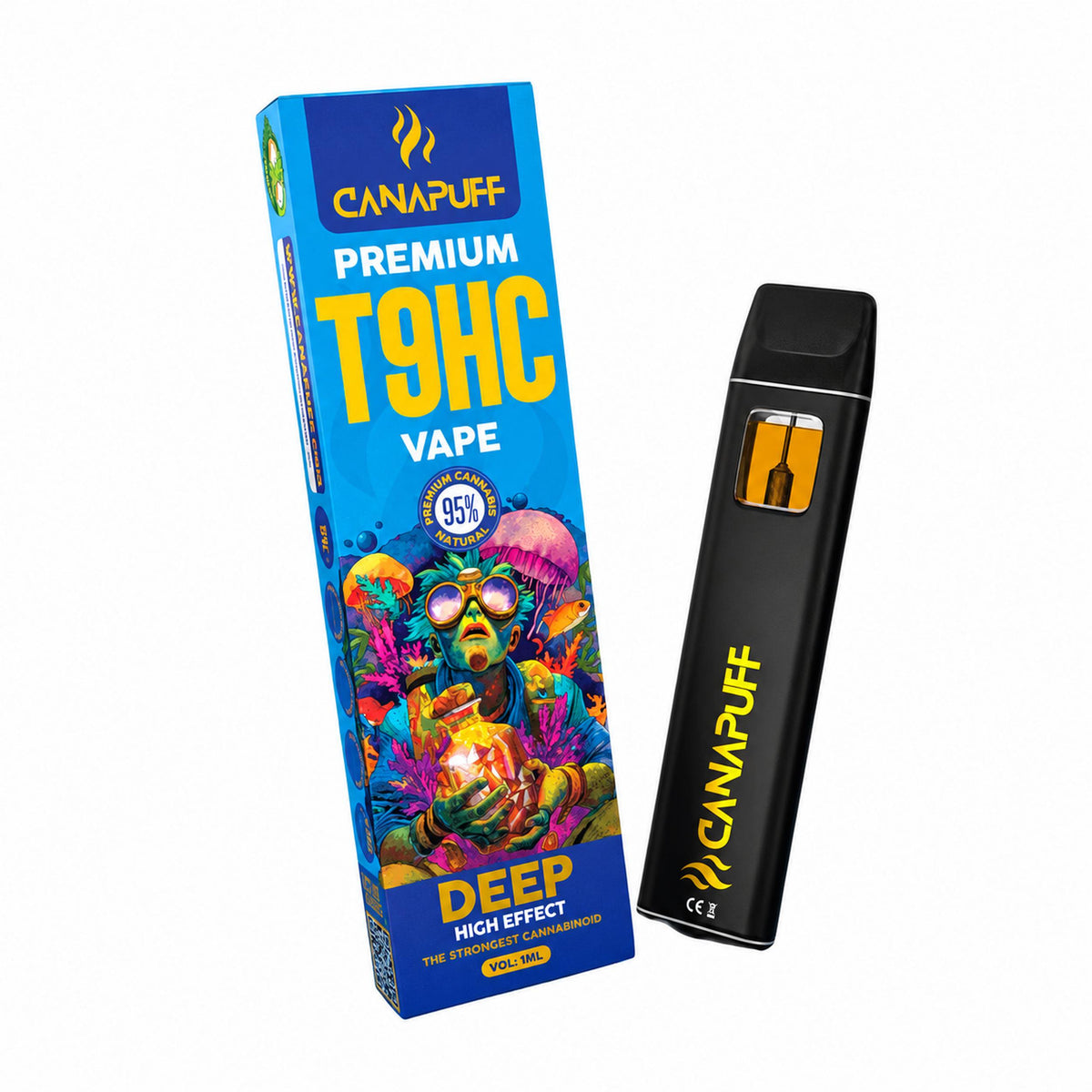 T9HC Vape Deep 95% 1ml | Cannabude