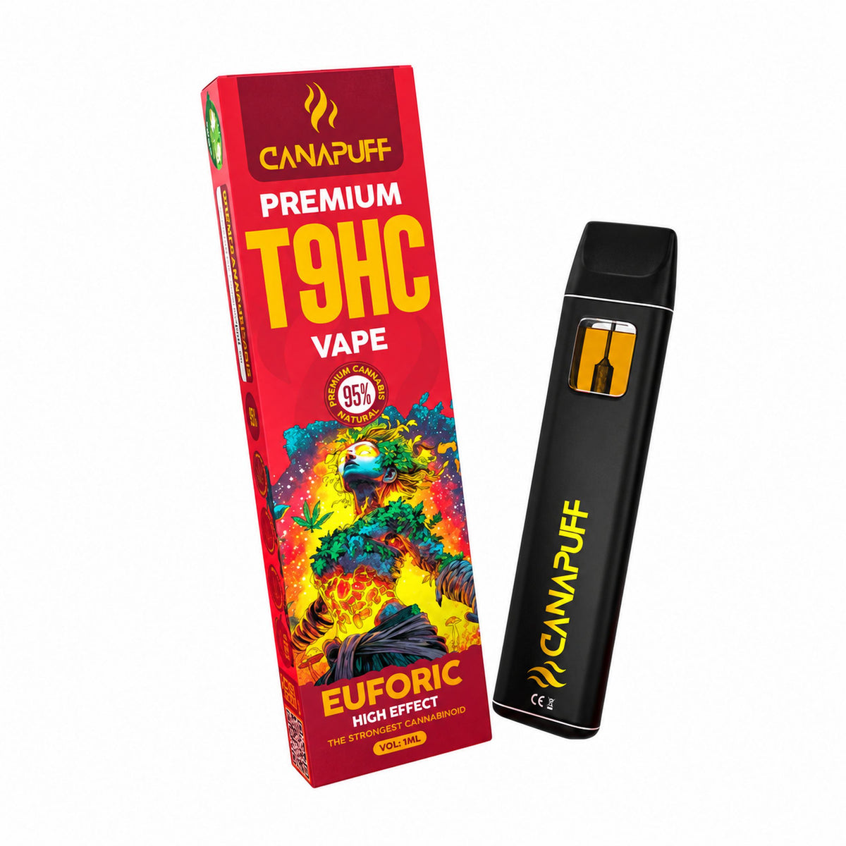 T9HC Vape Euforic 95% 1ml | Cannabude