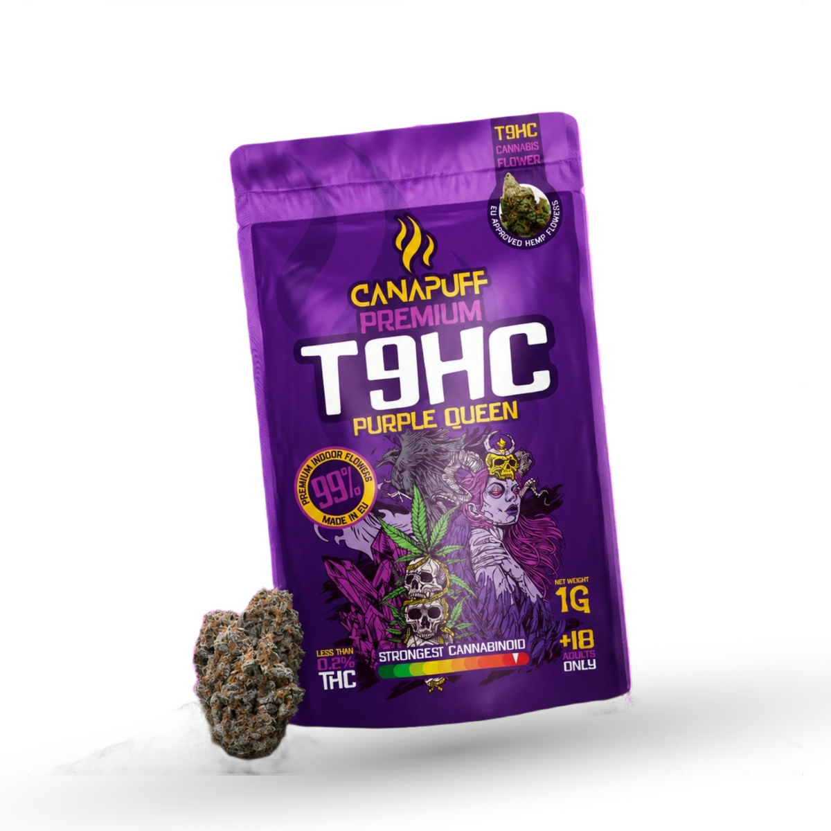 T9HC Blüten Purple Queen 99% 2g