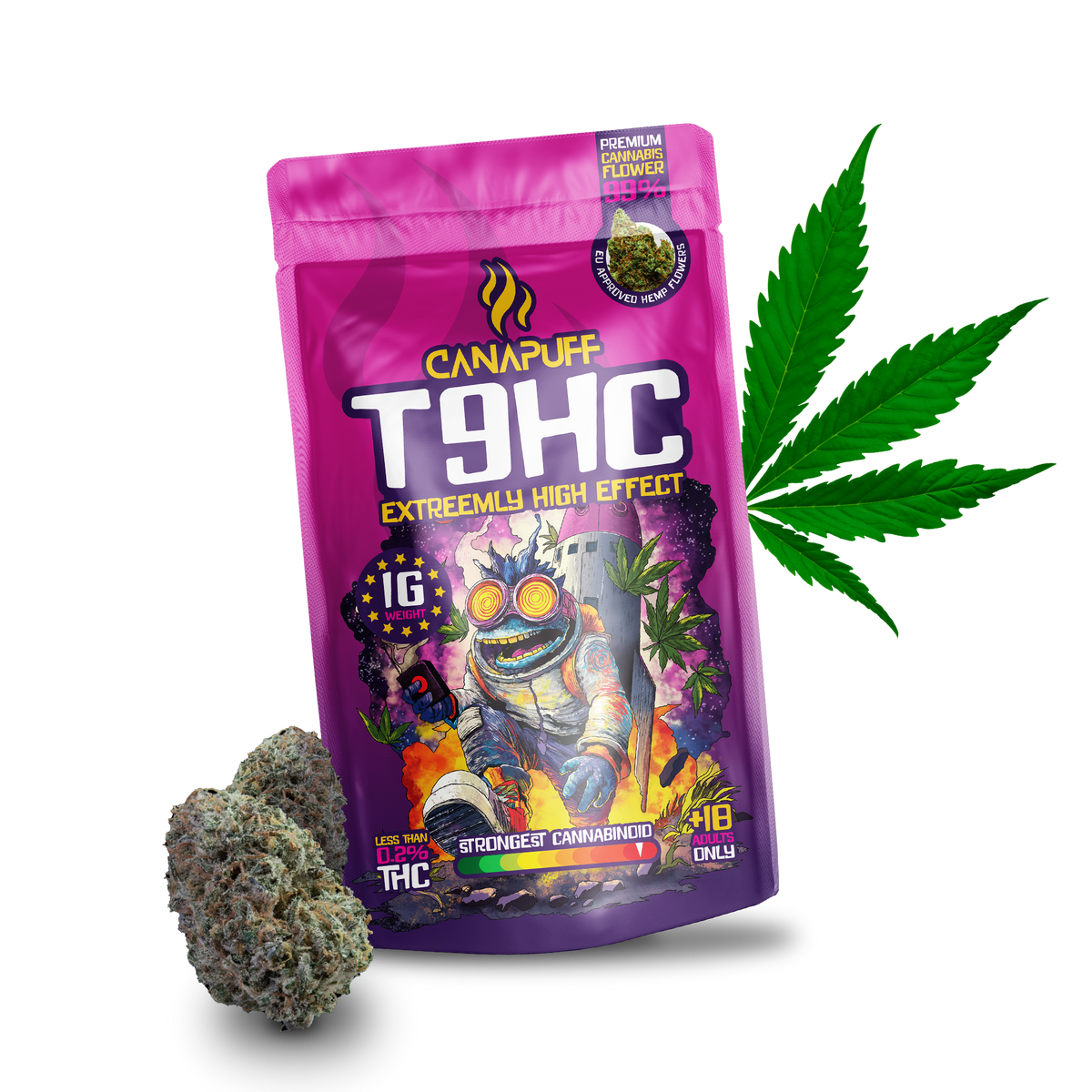 T9HC Blüten Extreemly 99% 2g