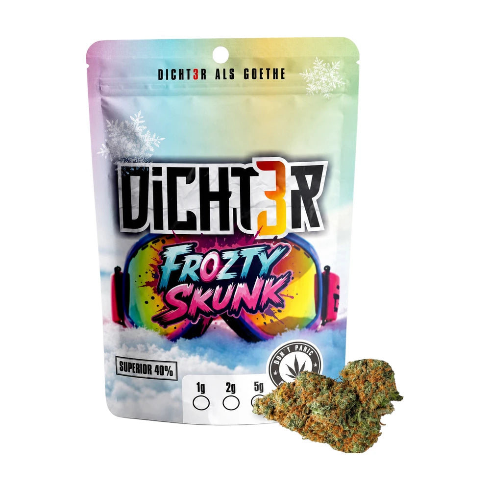 DICHT3R - 40% Superior Blüten - Frozty Skunk