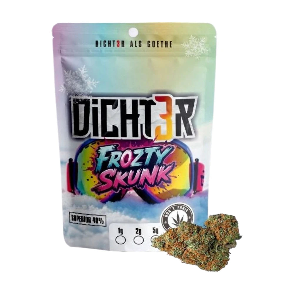DICHT3R - 40% Superior Blüten - Frozty Skunk