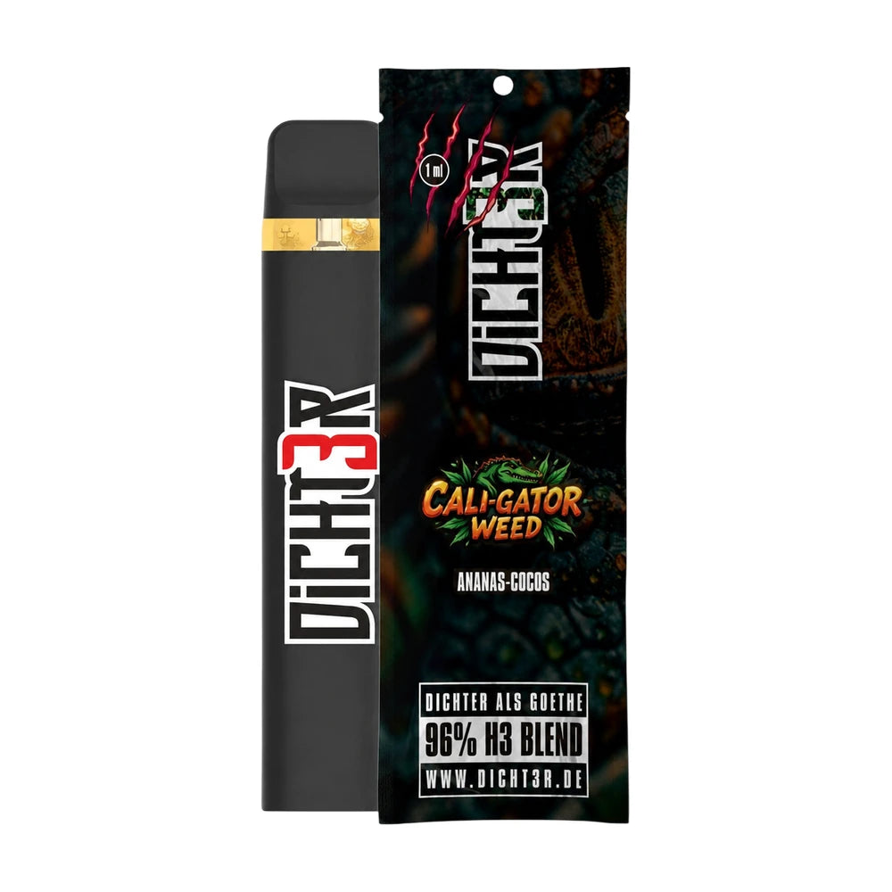 DICHT3R - 96% H3 Blend  Vape - Cali-Gator Weed (Ananas Cocos)