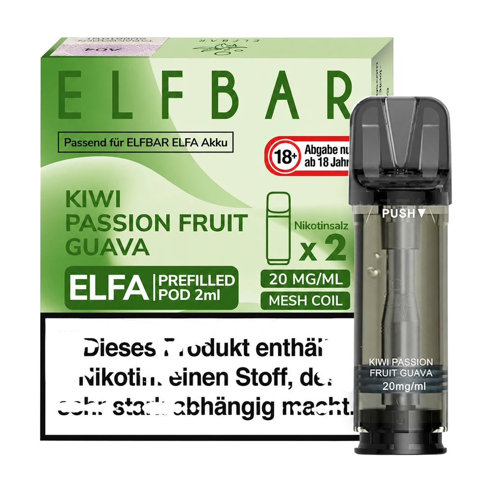 ELFA CP Prefilled Pod Kiwi Passion Fruit Guava 20mg/ml