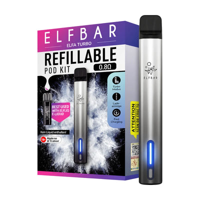 Elfa Turbo E-Zigaretten Set aurora-schwarz