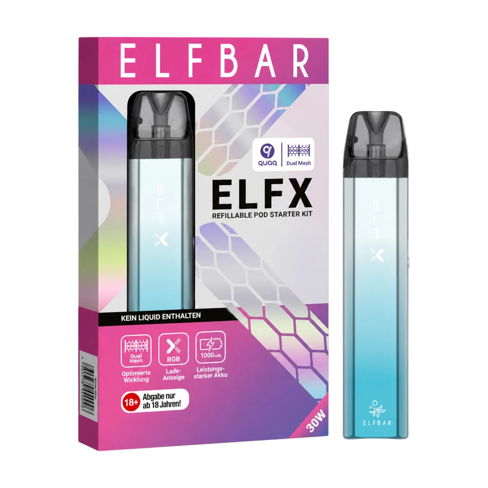 Elfbar Elfx Kit - Silver Blue