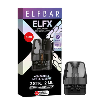 Elfbar ELFX Pod - 0,8 Ohm (3 Stück pro Packung)