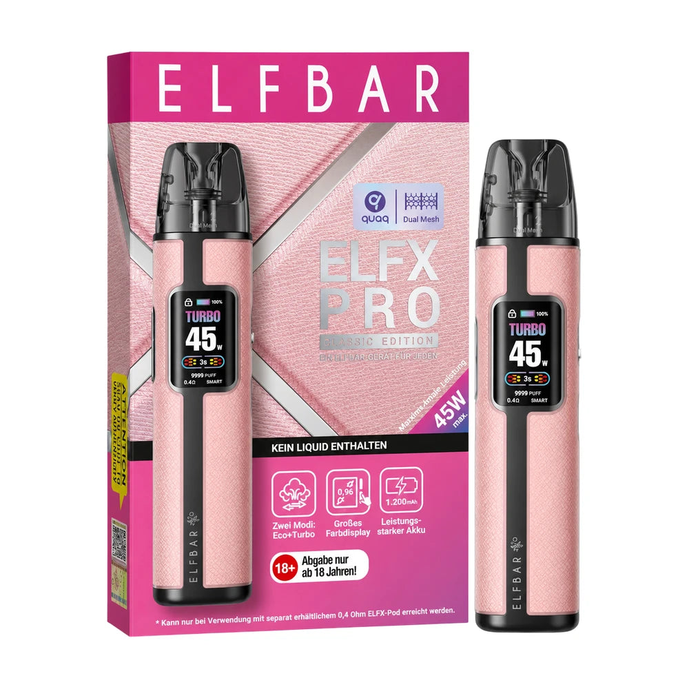 Elfbar ELFX Pro Refillable Kit pink