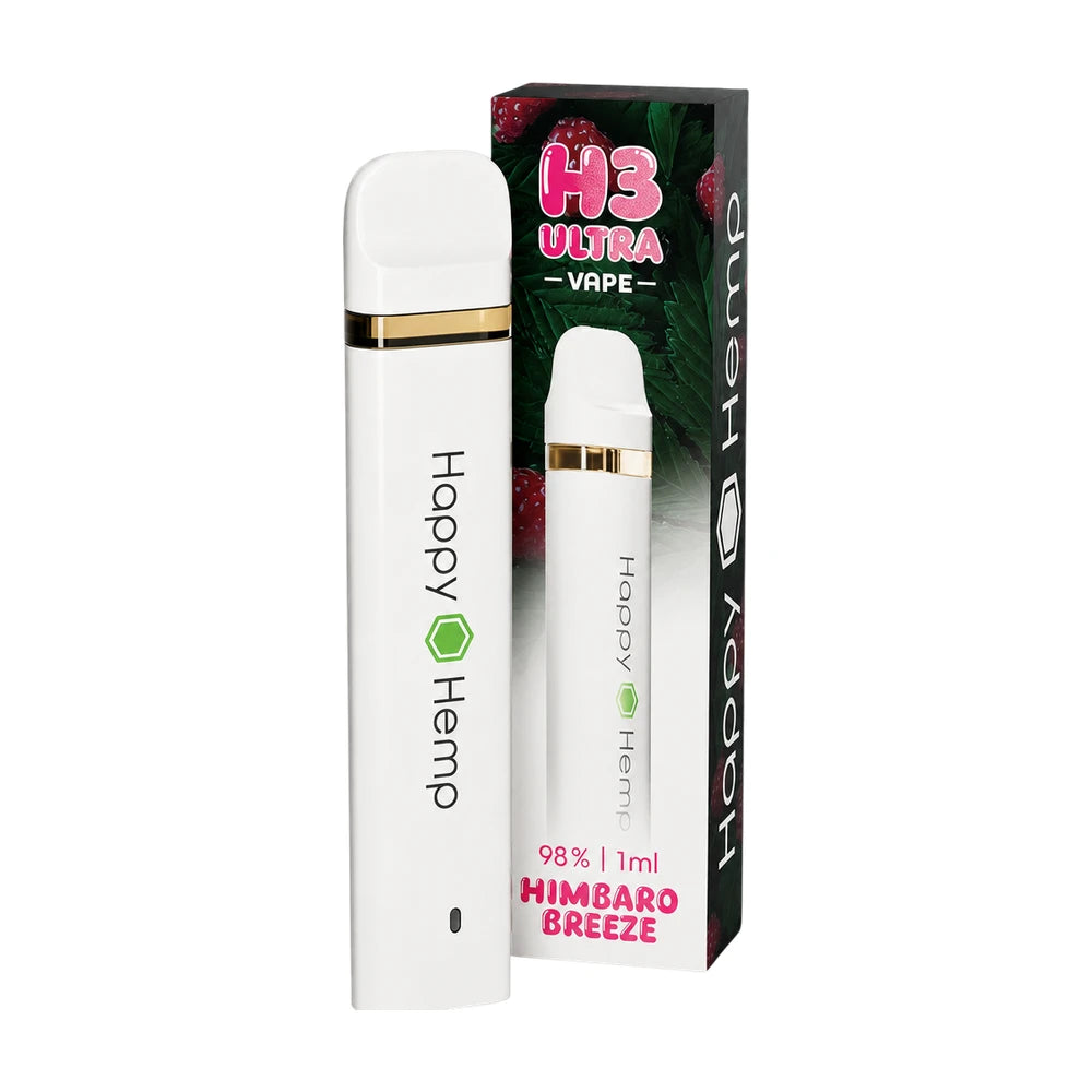 Happy Hemp H3 Ultra Vape 98% - Himbaro Breeze 1ml