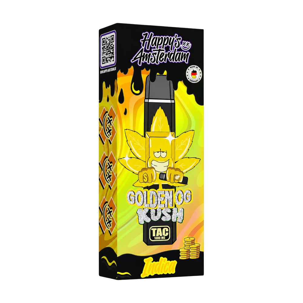 Happy‘s Amsterdam TAC Vape - Golden OG Kush