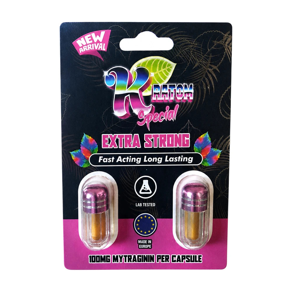 Kratom Kapseln 100mg Mitragynin - Extrakt