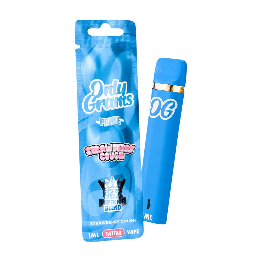 Only Grams Superior Vape Pen 96% - Strawberry Cough