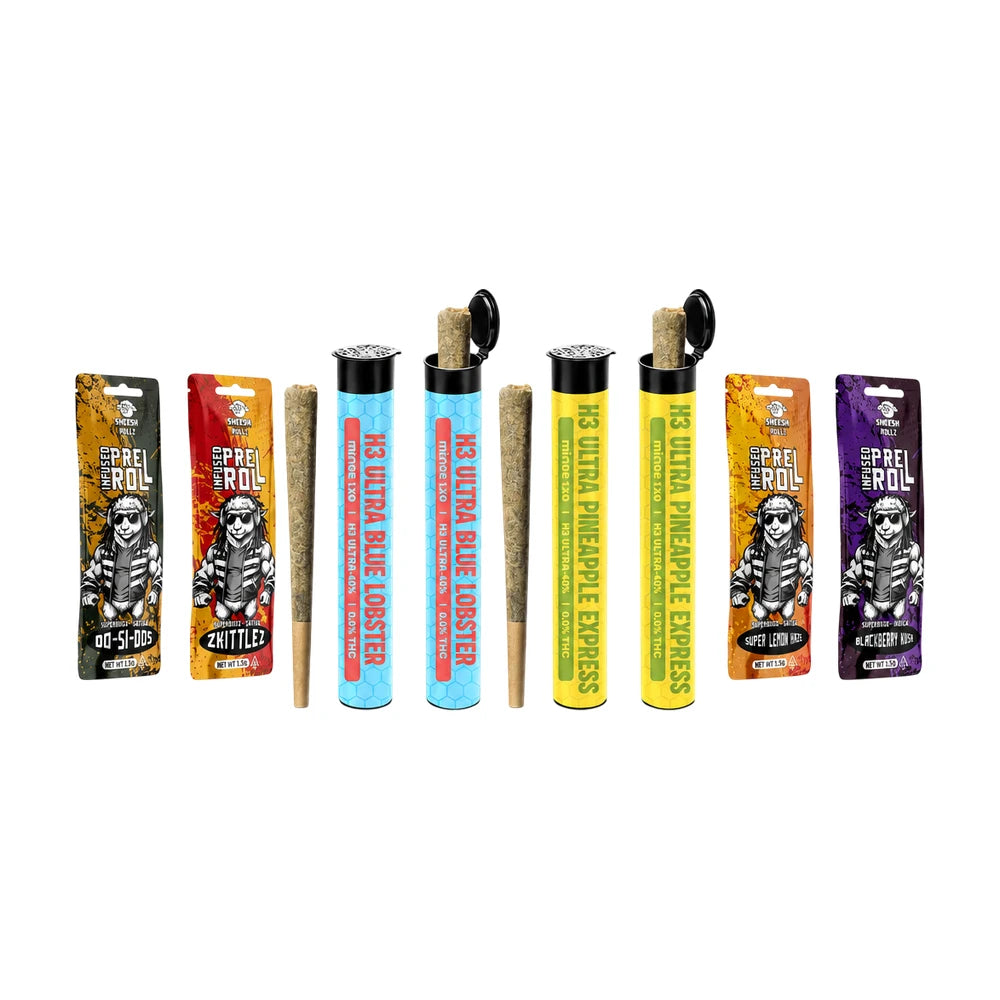 Sheesh & H3 Ultra Preroll Joint 4für3 Bundle