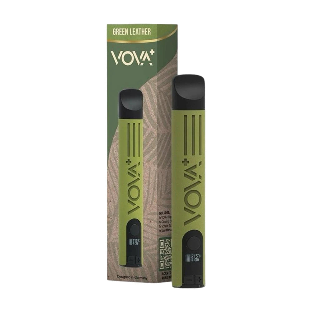 Vova Plus Vaporizer - Green Leather