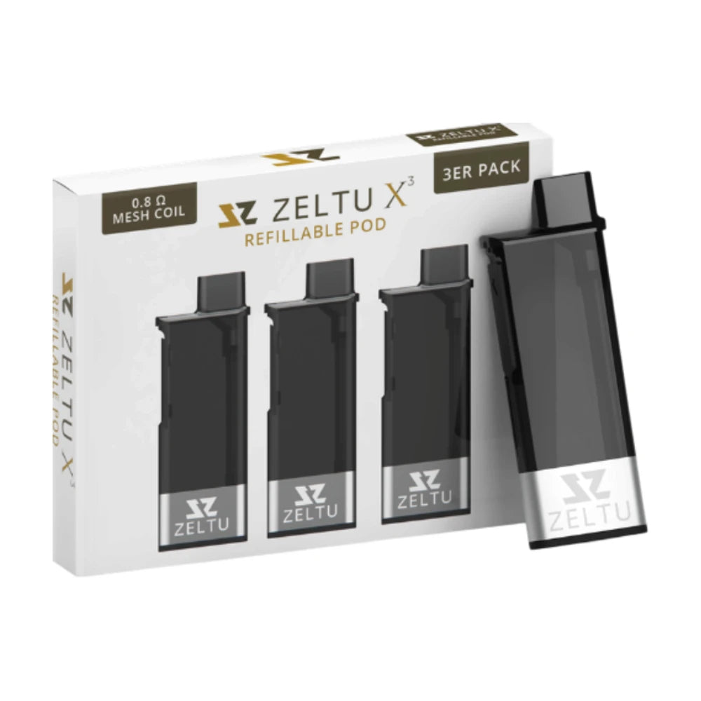 Zeltu X3 – Leer Pods 3 Stk. (0,8 Ohm)